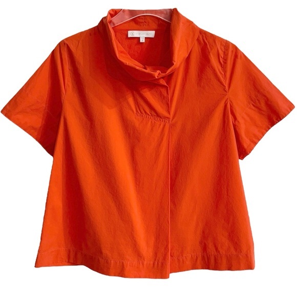 Anthropologie Tops - Anthropologie Orange Blouse